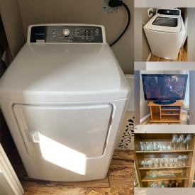 MaxSold Auction: This online auction features items such as Appliances, Utensils, Art, Glassware, Electronics, Cutlery, Clothing, Tools, Tables, a Washer and Dryer Set and much more!