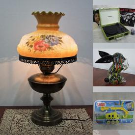 MaxSold Auction: This online auction features original artwork, Limoges, vintage china, vintage ceramics, furniture such as vintage Eastlake table, antique armchair, and folding chair, table lamps, vinyl albums, Murano art glass, costume jewelry, children’s toys, glassware and much more!