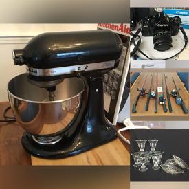 MaxSold Auction: This online auction features Longaberger baskets, small kitchen appliances, pottery, fine china, antique toys, home decor, vintage cameras, fishing gear, DVDs, costume jewelry, collector dolls, and much more!