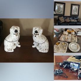 MaxSold Auction: This online auction features Celtic hand drum, clay bakers, ladder bookshelf, oil lamps, small kitchen appliances, Frank Lloyd Wright lamps, air beds, exercise equipment, power, hand & yard tools, fishing gear, telescope and much more!