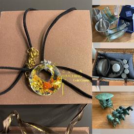 MaxSold Auction: This online auction features gold and Swarovski jewelry, wall murals, glassware, fine china dinnerware and much more!