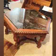 MaxSold Auction: This online auction features furniture such as Vintage Wood Inlaid Commode With Marble Top, Vintage Bernhardt Wooden Sideboard, Carolina Chair Inc. sectional, Raymour & Flanigan bedroom furniture, mixed media artwork by Brian Miller and Jim Kelly,  collectibles such as mounted Religious Corbels and A. Santini wrestlers sculpture, Brookfield Verilux Lamp Set, electronics such as Sharp Aquos wall mounted 40in TV, Bryston ST Series Amplifier, Denon Blu Ray Disc Player and SuperTower Mythos ST speakers by Definitive Technology, Karastan Artois area rugs, Cuisinart appliances and more!