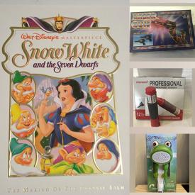 MaxSold Auction: This online auction features new old stock such as Disney Christmas decor, DVD trivia games, kitchenware, vintage brass light shades, permanent markers, showerheads, wall art, bed linens and much more!