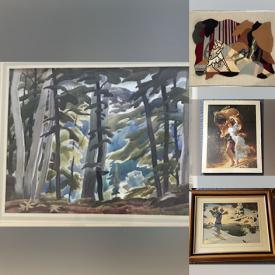 MaxSold Auction: This online auction features Nicholas Hornyansky artwork, C.W. Jeffreys portfolios, A.J. Casson artwork, Franklin Carmichael artwork, Lawren Harris artwork, Arto Yuzbasiyan artwork, Byron Randall artwork, vintage movie magazines, and much more!