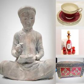 MaxSold Auction: This online auction features fine china, signed artwork, vintage porcelain, Asian home decor, jewelry boxes and much more!