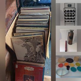 MaxSold Auction: This online auction features vinyl albums, vintage pinball game, vintage suitcases, stoneware, kitchenware, costumes, home decor, handbags, children’s clothing, DVDs, CDs and much more!