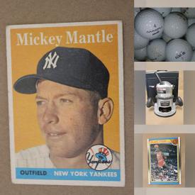 MaxSold Auction: This online auction features Topps and Fleer trading cards, collector coins, CDs, golf equipment, diecast cars, maple veneers, armchairs, woodworking tools and much more!