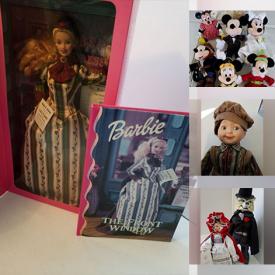 MaxSold Auction: This online auction features collector dolls such as Barbie, Mattel, Disney, Effanbee, Madame Alexander, Heritage Mint, Trolls, Kewpie, Precious Moments, mannequins and much more!