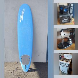 MaxSold Auction: This online auction features NIb inflatable furniture, small kitchen appliances, men’s & women’s shoes, gaming speaker system, portable AC unit, printer, standing jewelry case, vintage stove, guitar amp, elephant collection, mini fridge, Elvis collectibles, Pokemon cards, Harley Davidson parts, yard tools and much more!