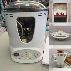 MaxSold Auction: This online auction features area rug, board games, video games, small kitchen appliances, golf clubs, garden tools, art glass, wooden nesting dolls, studio pottery, framed wall art, decanters, steins, watches, costume jewelry, teacup/saucer sets and much more!