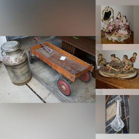 MaxSold Auction: This online auction features framed artwork, collector plates, fine china, sterling silver, furniture such as vintage tables, metal desk, child’s dressers, and bookcases, home decor, electric typewriter, glassware, vintage suitcases, Christmas decor, serving ware, CDs, albums and much more!