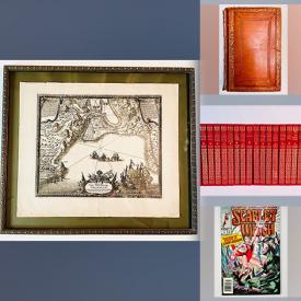 MaxSold Auction: This online auction features antique books, comics such as Batman, Vigilante, The Avengers and Wonder Woman, stamp collections, framed artwork and much more!