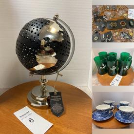 MaxSold Auction: This online auction features vintage oil lamp, cooke jar, decorative gourd folk art, sake decanter, brooches, puzzles, vintage tins, DVDs and much more!