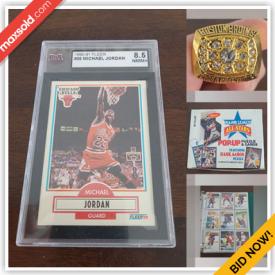 MaxSold Auction: This online auction features vintage sports trading cards such as MLB, NFL, NHL, NBA, OPC, Donruss, Fleer and much more!