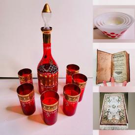 MaxSold Auction: This online auction features Royal Doulton figurines, vintage books, stamps, binoculars, crystal perfume bottle, vintage copper cookware, vintage postcards, area rugs, vintage decanter sets, vintage Pyrex and much more!