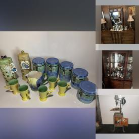 MaxSold Auction: This online auction features complete bedroom set, dressers, Davenport sofas, console stereo, ceramics, glassware, lamps, kitchenware, power tools, vintage LPs and much more!