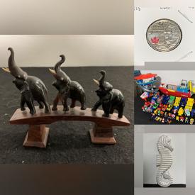 MaxSold Auction: This online auction features coins, wooden art, violin, flute, vinyl records, vintage cast iron car, Tonka trucks, Willow Tree angels, M&M collectibles, sports trading cards, toys, framed wall art, jewelry, watches, DVDs, banknotes and much more!