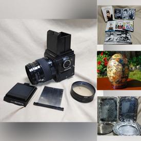 MaxSold Auction: This online auction features cameras & accessories, area rug, Royal collectibles, comics, vintage books, board games, collector\'s lunch boxes, power tools, costume jewelry, DVDs, vinyl records, projector lamp, copy machine, Matador bongos, sports trading cards, collectors plates, Toby jug and much more!