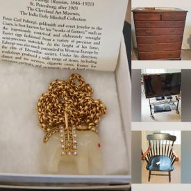 MaxSold Auction: This online auction features signed wall art, watches, 40” Sony TV, furniture such as marble pedestal table, dressers, antique chairs, and dining table, commercial metal shelving, books, power tools, yard tools, kitchenware and much more!