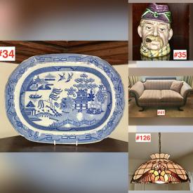 MaxSold Auction: This online auction features antique walnut dining room furniture, vintage carving sets, antique figural humidor, antique Duncan Phyfe loveseat, antique Imari bowl, art glass, vintage onyx, Denby stoneware, small kitchen appliances, stereo components, vinyl records, EAPG glassware, antique quilts, vintage handbags, coins, Indigenous artwork, cedar chest, studio pottery, silk scarves, oil lamps, costume jewelry, TV, hand & power tools, washing machine, patio furniture and much more!