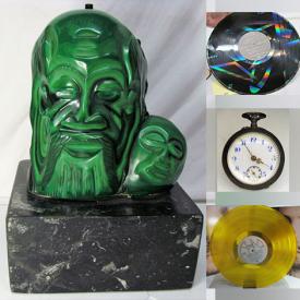 MaxSold Auction: This online auction features vinyl LP records, fine china, crystalware, carved African wood sculptures, MCM dresser, costume jewelry, kitchenware, vintage advertising, pottery, diecast vehicles, vintage magazines, Blue Jays collectibles, Canadian coins and much more!