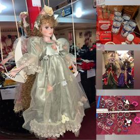 MaxSold Auction: This online auction features vintage dolls, Coca-Cola items, exercise equipment, radios, seasonal decor, costumes, wigs, VHS movies, Playboy magazines, costume jewelry, Tonka trucks and much more!