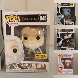 MaxSold Auction: This online auction features Funko POP figures such as Disney, Marvel, The Simpsons, NHL, Lord of the Rings, Looney Tunes, Minions and much more!