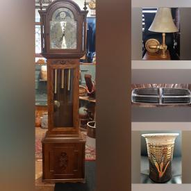 MaxSold Auction: This online auction features vintage fine china, framed artwork, postcard collections, press photos, lamps, record albums, carnival glass, Renwick briefcase, wood valet, chalkware, DVDs and much more!