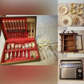 MaxSold Auction: This online auction features items such as Silverware, Vintage dolls, Dishes, China tea sets, Vintage toy tea sets, Curio cabinets, Custome jewelry, Jewelry box, Vintage fireplace items, Various trays, Spoon warmer, Pen & Ink sets, Glassware and much more!