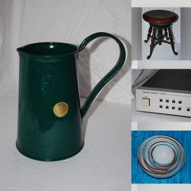 MaxSold Auction: This online auction features new items such as Philips shaver, TP-Link router, light sets, small appliances, and hiking shoes, music books, cookware, pet supplies, stereo speakers, computer parts, fencing, tires and much more!