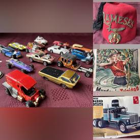 MaxSold Auction: This online auction features vintage toy cars, video game console & games, vintage matchbox collection, vintage marbles, office supplies, vintage fast food vehicles, model kits, boxed collectors vehicle sets, vintage large-scale Nascar vehicles and much more!