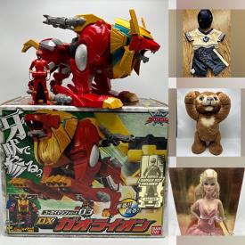 MaxSold Auction: This online auction features collectible Barbie, NIB toys, vintage marionette, vintage Pez dispensers, 3D View-Master reels, Casio keyboards, TMNT figures, Lego sets, Mecanno set, Nerf laser kits, Power Ranger figures, NIB Funko Pop and much more!