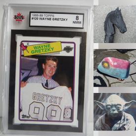 MaxSold Auction: This online auction features vinyl albums, NHL, MLB, Star Wars and Pokémon trading cards, cast iron garden decor, vintage comics, die-cast cars and much more!