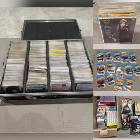 MaxSold Auction: This online auction features bar sign, NIP HotWheels, vinyl records, DJ music CD set, sports collectibles, board games and much more!