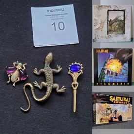 MaxSold Auction: This online auction features vinyl records, vintage jewelry, vintage evening bags, vintage powder compacts, vintage game & puzzle, DVDs and much more!