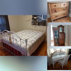 MaxSold Auction: This online auction features 52” Sony TV, Victorian-style bed, antique dresser, lamps, rocking chair, vintage projector, dehumidifier, woodworking tools, and much more!