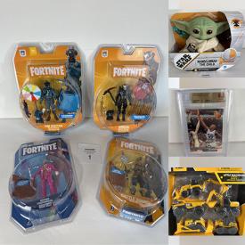 MaxSold Auction: This online auction features action figures such as Fortnite, Marvel, DC, and Star Wars, graded trading cards, golf clubs, outdoor patio set, Royal Doulton and much more!