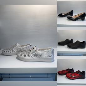 MaxSold Auction: This online auction features new ladies\' shoes such as Michael Kors, Naturalizer, Steve Madden, Clarks, Hush Puppies, Gabor, Asics, Hi-Tec, Ciabatta’s, and boot trees, and new men’s shoes such as Ecco, Clarks, Saucony, Birkenstock, and Kid’s shoes, Geox, Asics and much more!