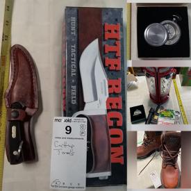 MaxSold Auction: This online auction features NIP items such as cutting tools, camping gear, gardening supplies, flashlights, automotive supplies, hand tools, puzzles, and men’s boots & shoes, Indigenous design boxes, wooden boxes, metal wall art, table lamps, men’s watches and much more!