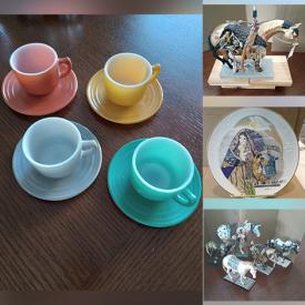 MaxSold Auction: This online auction features British memorabilia, blue iris porcelain, US stamps, Trail of Painted Ponies, miniature play dishes, decorative plates, Egyptian decor, Asian decor and more!