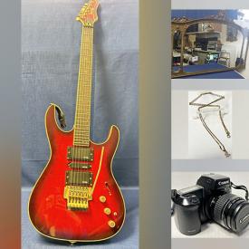 MaxSold Auction: This online auction features Moorcroft, sterling silver, Royal Doulton, Capodimonte, Sitzendorf porcelain figures, pottery, vintage Canon, Pentax, and other cameras, jewelry, cloisonne perfume bottle, costume earrings, vintage Vantage electric guitar, Kona guitar, wall mirror and much more!