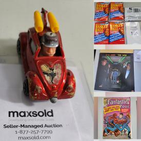 MaxSold Auction: This online auction features comic books, sports trading cards, vinyl records, vintage HotWheels and much more!