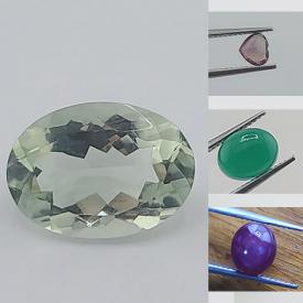 MaxSold Auction: This online auction features Diamond cut emeralds, Oval cut ruby, Ethiopian opal, Black opal, Pink Tourmaline ring, Brazilian amethyst, Sapphire parcel, Diamond cut aquamarine, Blue topaz, Gemstone mix, Lemon citrine, Start ruby, Russian chrome diopside, Red garnet and much more!