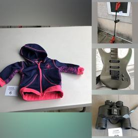 MaxSold Auction: This online auction features pet products, dry suits, small kitchen appliances, pots & pans, hand tools, DVDs, speakers, guitar, garden tools, women’s clothing, toys, greenhouse, binoculars and much more!