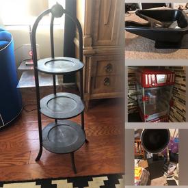 MaxSold Auction: This online auction features armoire, beauty supplies, rolling storage cart, professional hair dryer, loft bed, beauty appliances, electric fireplace, bicycle TV, refrigerator, sewing machine and much more!