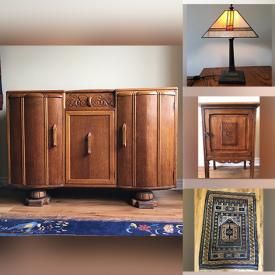 MaxSold Auction: This online auction features Canadel Canadian Quebec bed, bookshelves, antique wooden chairs, computer desk, stained glass lamp, Star Wars collectibles, area rugs and much more!