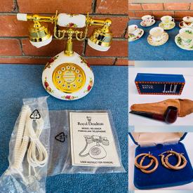 MaxSold Auction: This online auction features vintage fine china, original artwork, Royal Doulton, Goebel, Beswick, 10k gold jewelry, antique walnut table, glassware, handmade blankets and much more!