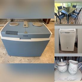 MaxSold Auction: This online auction features small kitchen appliances, loveseat hide-a-bed, vintage desk, Palliser bedroom set, office supplies, patio furniture, exercise equipment, portable AC unit, pressure washer, tiller, power & hand tools, garden tools & pots, electric portable cooler, Lladró figurine and much more!