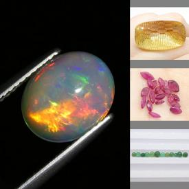 MaxSold Auction: This online auction features stones such as ruby, emerald, amethyst, beryl, morganite, moonstone, opal and much more!