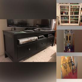 MaxSold Auction: This online auction features an Entertainment console, TV, Cabinet, Tables, Leather sectional, Bookcase, Shelving unit, Power washer, Glass sheets, Table saw, Sander, Wheelchair, Dresser, Carved chest, Piano, Wall art and much more!